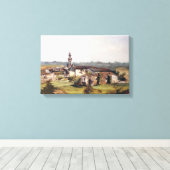 Pueblo de Lugo/Village in Lugo キャンバスプリント (インサイチュ (ウッドフロア))