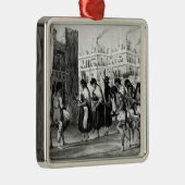 Pueblo de Zuniのバッファローのダンス メタルオーナメント (右)