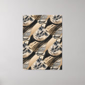 Pueblo Girl Charcoal Sketch by Ayasha キャンバスプリント (正面)