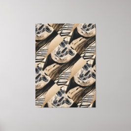 Pueblo Girl Charcoal Sketch by Ayasha キャンバスプリント