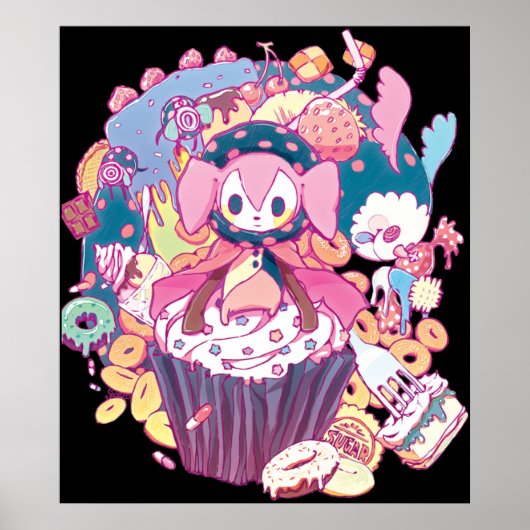 Puella Magi Magica Madoka - Charlotte and Friend ポスター (正面)