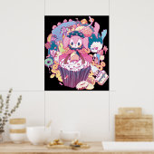 Puella Magi Magica Madoka - Charlotte and Friend ポスター (キッチン)