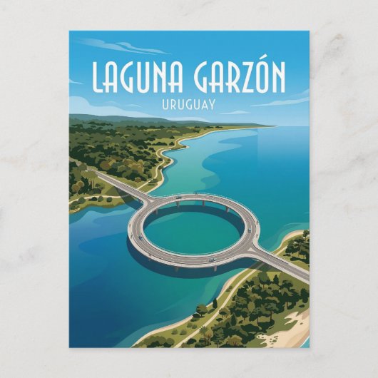 Puente de Laguna Garzón ポストカード (正面)