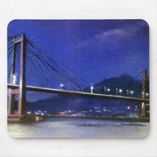 Puente de Rande (Redondela-Moaina)ポンテベドラ) マウスパッド (正面)
