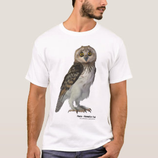 Pueoのハワイのフクロウ Tシャツ