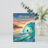 Puerto Escondido Mexico ポストカード (スタンド正面)