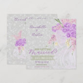 Puerto Madero sheer bow Bouquet   セーブザデート (正面/裏面)