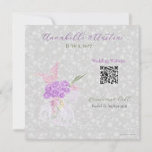 Puerto Madero sheer bow Bouquet   セーブザデート (裏面)