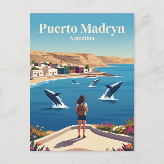 Puerto Madryn Argentina ポストカード (正面)