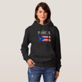 Puerto Rican Boricua Hispanic Puñeta Puerto Rico 1 パーカ (正面フル)