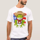 Puerto Rican Coqui Frog Tシャツ (正面)