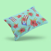 Puerto Rican Flag & Flor de Maga 枕カバー