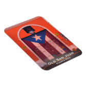 Puerto Rican Flag - Old San Juan - Boricua! マグネット (右側)