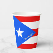 Puerto Rican Flag paper cups, Puerto Rico party 紙コップ (裏面)