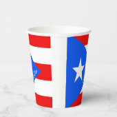 Puerto Rican Flag paper cups, Puerto Rico party 紙コップ (右)