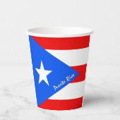 Puerto Rican Flag paper cups, Puerto Rico party 紙コップ (正面)