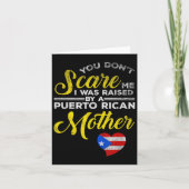 Puerto Rican Funny Quote Puerto Rico Pride Distres カード (正面)
