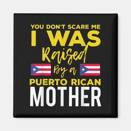 Puerto Rican Joke Quote Puerto Rico Pride  マグネット (正面)