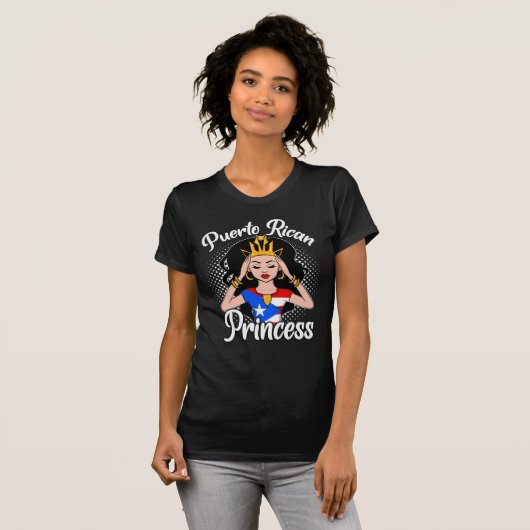 Puerto Rican Princess Tシャツ (正面フル)