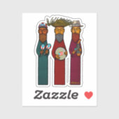 Puerto Rican Three Wise Men – Parranda シール (シート)