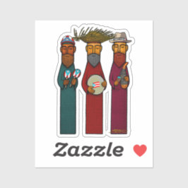 Puerto Rican Three Wise Men – Parranda シール