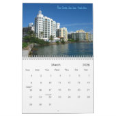 Puerto Rico 12 Months Calendar 2026 カレンダー (3月 2026)