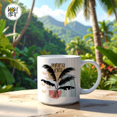 Puerto Rico BOHO Tropical コーヒーマグカップ