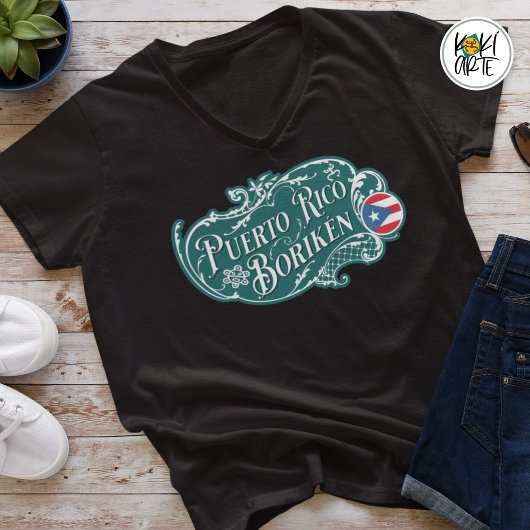 Puerto Rico Boriken Vintage Tシャツ