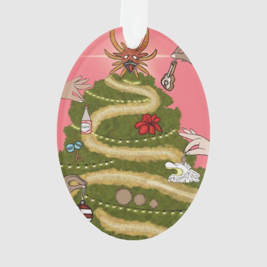 PUERTO RICO CHRISTMAS TREE オーナメント (裏面)