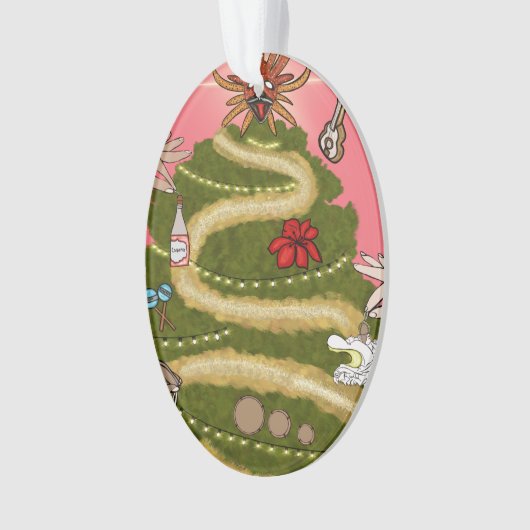 PUERTO RICO CHRISTMAS TREE オーナメント (正面)