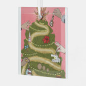 PUERTO RICO CHRISTMAS TREE ガラスオーナメント (正面左)