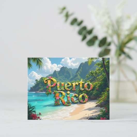 Puerto rico dreaming ポストカード (スタンド正面)