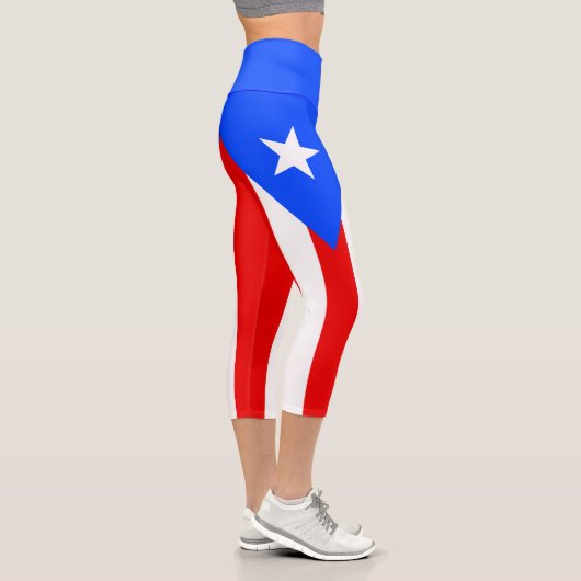 Puerto Rico Flag カプリレギンス (右)