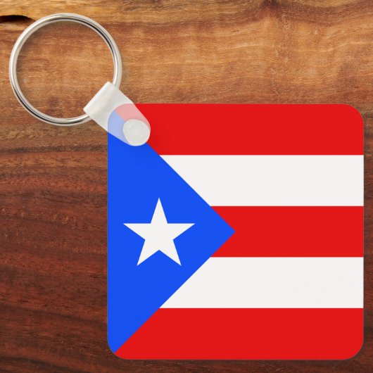 Puerto Rico Flag キーホルダー (正面)
