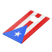 Puerto Rico Flag クレジットカード栓抜き (正面アングル)