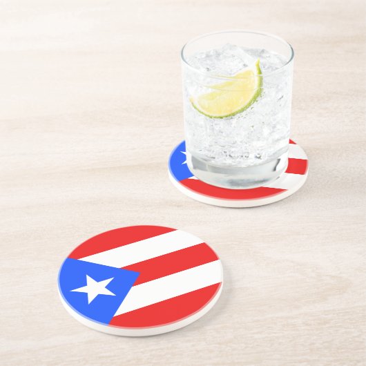 Puerto Rico Flag コースター (側面)