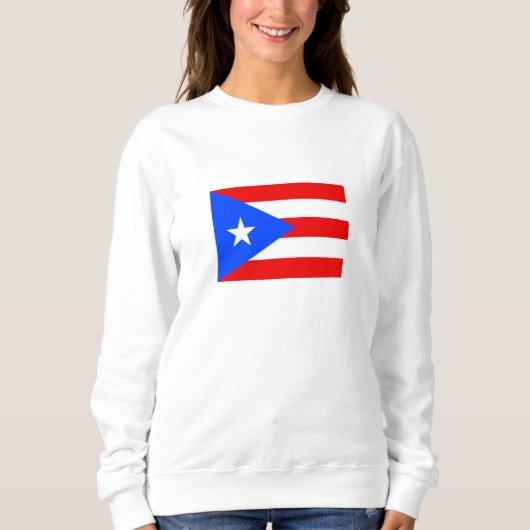 Puerto Rico Flag スウェットシャツ (正面)