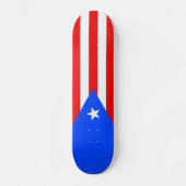 Puerto Rico Flag スケートボード (正面)