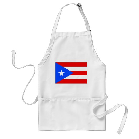 Puerto Rico Flag スタンダードエプロン (正面)