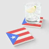 Puerto Rico Flag ストーンコースター (横)