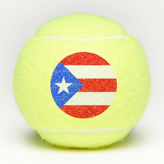 Puerto Rico Flag テニスボール (正面)