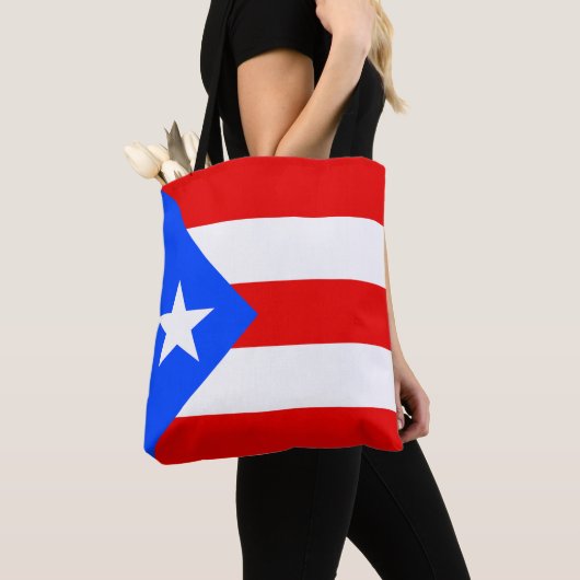 Puerto Rico Flag トートバッグ (クローズアップ)