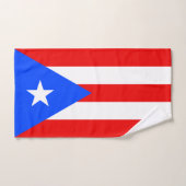 Puerto Rico Flag バスタオルセット (ハンドタオル)