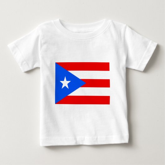 Puerto Rico flag  ベビーTシャツ (正面)