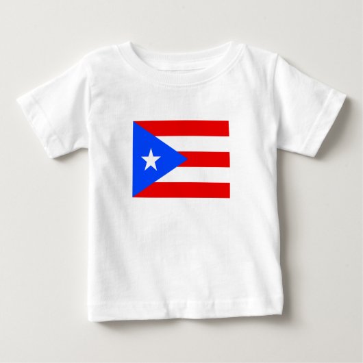 Puerto Rico Flag ベビーTシャツ (正面)