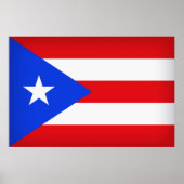Puerto Rico Flag ポスター (正面)