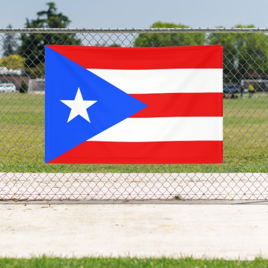 Puerto Rico Flag 横断幕 (インサイチュ)