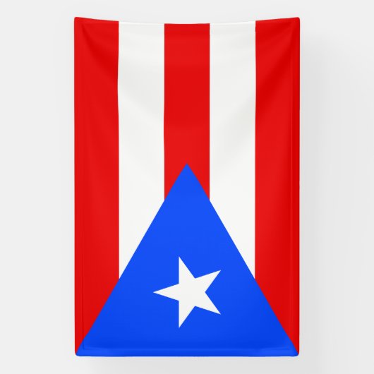 Puerto Rico Flag 横断幕 (縦)