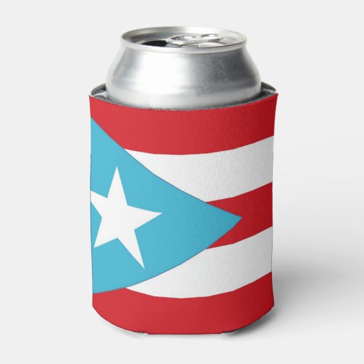 Puerto Rico Flag 缶クーラー (缶正面)