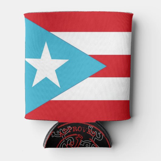 Puerto Rico Flag 缶クーラー (正面)